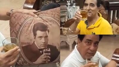 Veteran actor Dharmendra added a video for April Fool's Day on Twitter. Veteran actor Dharmendra added a video for April Fool's Day on Twitter.