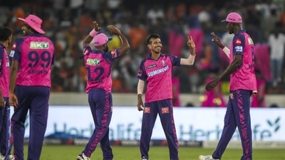Rajasthan Royals began their IPL 2023 campaign with a 72-run win vs Sunrisers Hyderabad, on Sunday. (AP) Rajasthan Royals began their IPL 2023 campaign with a 72-run win vs Sunrisers Hyderabad, on Sunday. (AP)