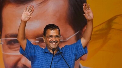 AAP convener and Delhi Chief Minister Arvind Kejriwal addresses the party's 'Samkalpa Sabha', in Guwahati, Sunday, April 2. (PTI) AAP convener and Delhi Chief Minister Arvind Kejriwal addresses the party's 'Samkalpa Sabha', in Guwahati, Sunday, April 2. (PTI)