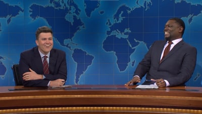 SNL's April Fools' Day episode in 2023 saw one of its own, Colin Jost, being pranked, leaving viewers in fits of laughter. (Twitter/nbcsnl) SNL's April Fools' Day episode in 2023 saw one of its own, Colin Jost, being pranked, leaving viewers in fits of laughter. (Twitter/nbcsnl)