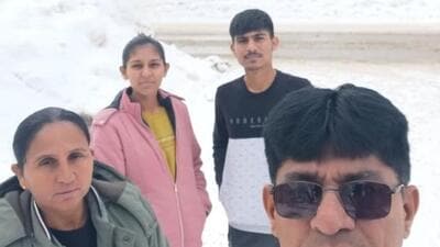 The family of four were residents of Manekpura in Vijapur taluka in Gujarat. The family of four were residents of Manekpura in Vijapur taluka in Gujarat.