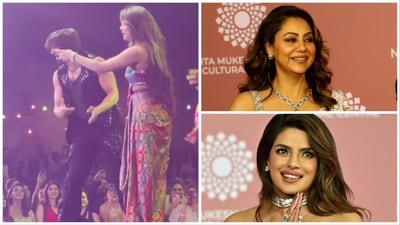 Gauri Khan grooved in the pit as Ranveer Singh and Priyanka Chopra performed on stage. Gauri Khan grooved in the pit as Ranveer Singh and Priyanka Chopra performed on stage.