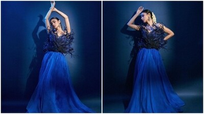 Mouni Roy recently attended the NMACC Gala that took place in Mumbai. The inauguration ceremony of Nita Mukesh Ambani Cultural Centre was attended by the A-listers of film and fashion fraternity. Mouni Roy attended the ceremony and looked absolutely stunning in a gown. The actor shared a string of pictures of her look on Instagram and made her fans drool. (Instagram/@imouniroy) Mouni Roy recently attended the NMACC Gala that took place in Mumbai. The inauguration ceremony of Nita Mukesh Ambani Cultural Centre was attended by the A-listers of film and fashion fraternity. Mouni Roy attended the ceremony and looked absolutely stunning in a gown. The actor shared a string of pictures of her look on Instagram and made her fans drool. (Instagram/@imouniroy)