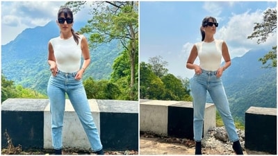 Nora Fatehi recently flew to Ooty for a shoot schedule. The actor is currently busy basking in the picturesque view of the mountains and soaking in the mountain sun. Nora, on Saturday, gave us major travel fashion inspo as she showed us how to merge style and comfort in an ensemble and deck up for a morning by the mountains. (Instagram/@norafatehi) Nora Fatehi recently flew to Ooty for a shoot schedule. The actor is currently busy basking in the picturesque view of the mountains and soaking in the mountain sun. Nora, on Saturday, gave us major travel fashion inspo as she showed us how to merge style and comfort in an ensemble and deck up for a morning by the mountains. (Instagram/@norafatehi)