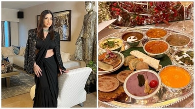 Maheep Kapoor shared a glimpse of the food at NMACC. Maheep Kapoor shared a glimpse of the food at NMACC.