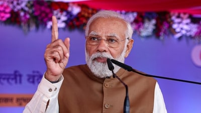 Prime Minister Narendra Modi addressing a public rally in Madhya Pradesh. (PTI) Prime Minister Narendra Modi addressing a public rally in Madhya Pradesh. (PTI)