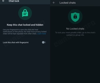 WhatsApp will allow users to block chats (Image courtesy: WABetaInfo)