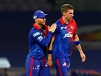 File photo of David Warner and Anrich Nortje File photo of David Warner and Anrich Nortje