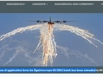 Indian Airforce Agniveervayu application process to end tomorrow, April 4 Indian Airforce Agniveervayu application process to end tomorrow, April 4