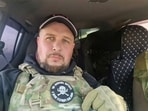 Russian military blogger, Vladlen Tatarsky, whose real name was Maxim Fomin, is seen in this undated social media picture.