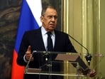 Russian Foreign Minister Sergei Lavrov attends a joint press conference with his Nicaraguan counterpart following their talks in Moscow on March 30, 2023. (Photo by MAXIM SHIPENKOV / POOL / AFP) Russian Foreign Minister Sergei Lavrov attends a joint press conference with his Nicaraguan counterpart following their talks in Moscow on March 30, 2023. (Photo by MAXIM SHIPENKOV / POOL / AFP)