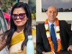 Israel's former ambassador to India, Ron Malka, and TMC MP Mahua Moitra (File/Twitter) Israel's former ambassador to India, Ron Malka, and TMC MP Mahua Moitra (File/Twitter)