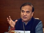 Assam Chief Minister Himanta Biswa Sarma addresses the media, at the state secretariat in Guwahati, Saturday. Assam Chief Minister Himanta Biswa Sarma addresses the media, at the state secretariat in Guwahati, Saturday.