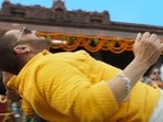 Salman Khan in a still from Yentamma teaser. Salman Khan in a still from Yentamma teaser.