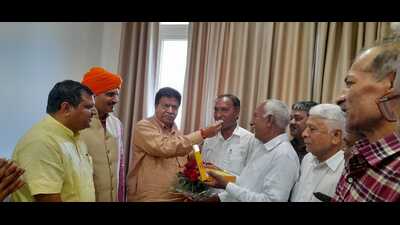 Applying brakes over a section of senior Haryana BJP leaders’ prickly proposals to snap ties with the JJP and contest the Lok Sabha and assembly polls solo next year, Haryana BJP president Om Prakash Dhankar on Monday patted the BJP-JJP government for “performing well” and said the coalition is on a firm footing. (HT File Photo)