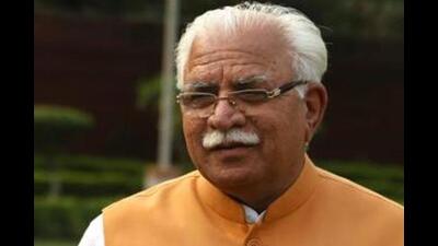 Haryana CM Manohar Lal Khattar on Monday asserted that his government has taken a public welfare decision by bringing in an e-tendering process to carry out developmental works in villages and this would be helpful in reducing corruption in panchayats. (HT File Photo) Haryana CM Manohar Lal Khattar on Monday asserted that his government has taken a public welfare decision by bringing in an e-tendering process to carry out developmental works in villages and this would be helpful in reducing corruption in panchayats. (HT File Photo)