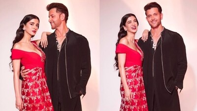 Actor Hrithik Roshan called his girlfriend Saba Azad, his 'lady in red' in his latest Instagram post. Actor Hrithik Roshan called his girlfriend Saba Azad, his 'lady in red' in his latest Instagram post.