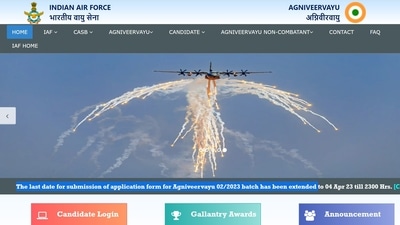 Indian Airforce Agniveervayu application process to end tomorrow, April 4 Indian Airforce Agniveervayu application process to end tomorrow, April 4
