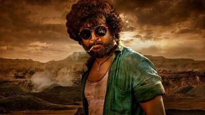 Nani in a still from Dasara. (PTI) Nani in a still from Dasara. (PTI)