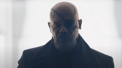 Nick Fury (Samuel L Jackson) returns for a new war without the Avengers in Marvel's Secret Invasion. Nick Fury (Samuel L Jackson) returns for a new war without the Avengers in Marvel's Secret Invasion.