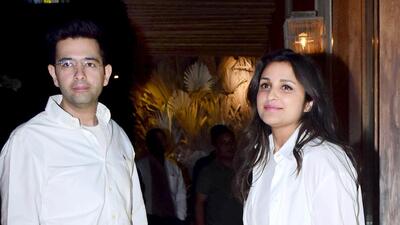Parineeti Chopra sparked dating rumours when she was spotted with politician Raghav Chadha in Mumbai recently Parineeti Chopra sparked dating rumours when she was spotted with politician Raghav Chadha in Mumbai recently