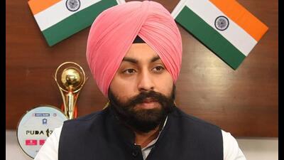 Punjab education minister Harjot Bains. Punjab education minister Harjot Bains.