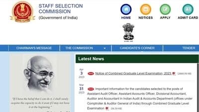 SSC CGL 2023 application process commenced at ssc.nic.in SSC CGL 2023 application process commenced at ssc.nic.in