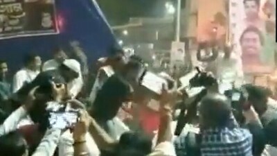 Screengrab from the video. (ANI) Screengrab from the video. (ANI)