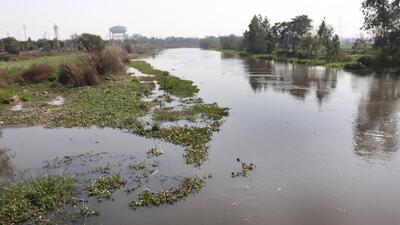 The Hindon River flows from Saharanpur to the Yamuna River near Momnathal in Greater Noida. In Ghaziabad, it is 55km long and covers an area of 60,766 hectares. (HT Archive) The Hindon River flows from Saharanpur to the Yamuna River near Momnathal in Greater Noida. In Ghaziabad, it is 55km long and covers an area of 60,766 hectares. (HT Archive)