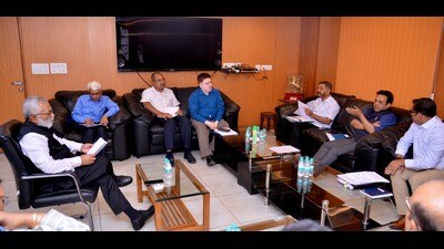 The Uttar Pradesh State Election Commission (SEC) held a meeting in Lucknow on April 3. (Sourced) The Uttar Pradesh State Election Commission (SEC) held a meeting in Lucknow on April 3. (Sourced)