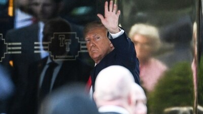 Former US president Donald Trump at Trump Tower. (AFP) Former US president Donald Trump at Trump Tower. (AFP)