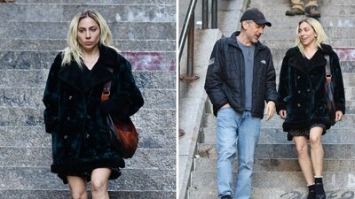 Lady Gaga was spotted shooting for Joker: Folie à Deux. Lady Gaga was spotted shooting for Joker: Folie à Deux.