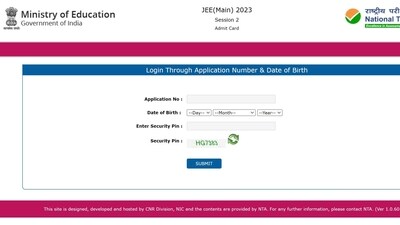 JEE Mains 2023 Session 2 Admit card at jeemain.nta.nic.in JEE Mains 2023 Session 2 Admit card at jeemain.nta.nic.in