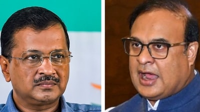 Kejriwal and Himanta Biswa Sarma debated on Twitter over education system. Kejriwal and Himanta Biswa Sarma debated on Twitter over education system. 