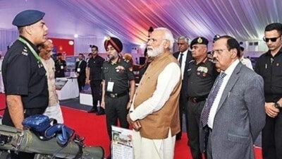 PM Modi at Combined Commanders Conference in Bhopal on April 1 PM Modi at Combined Commanders Conference in Bhopal on April 1