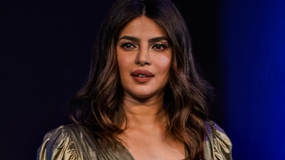 Priyanka Chopra Jonas during a press conference for her upcoming television series Citadel, in Mumbai, on Monday. (PTI Photo/Shashank Parade) (PTI) Priyanka Chopra Jonas during a press conference for her upcoming television series Citadel, in Mumbai, on Monday. (PTI Photo/Shashank Parade) (PTI)