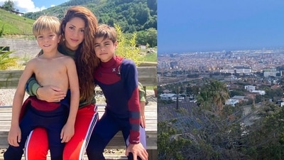 Shakira has two sons, Milan and Sasha. Shakira has two sons, Milan and Sasha.