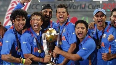 Team India stars celebrate their World Cup triumph in 2011 (PTI/File Photo) Team India stars celebrate their World Cup triumph in 2011 (PTI/File Photo)