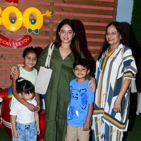 Mahhi Vij at Laksh birthday party. (Photo: Varinder Chawla) (Varinder Chawla) Mahhi Vij at Laksh birthday party. (Photo: Varinder Chawla) (Varinder Chawla)