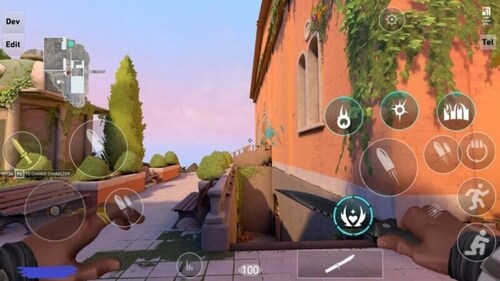 Apparent UI of Valorant Mobile