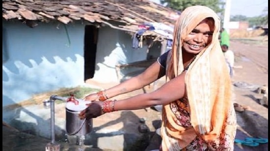 Har Gar Jal scheme helping Tharu tribe in Sharavasti (Sourced)