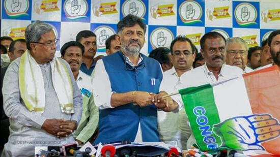 KPCC president DK Shivakumar slammed chief minister Basavaraj Bommai on Monday (DK Shivakumar Twitter)