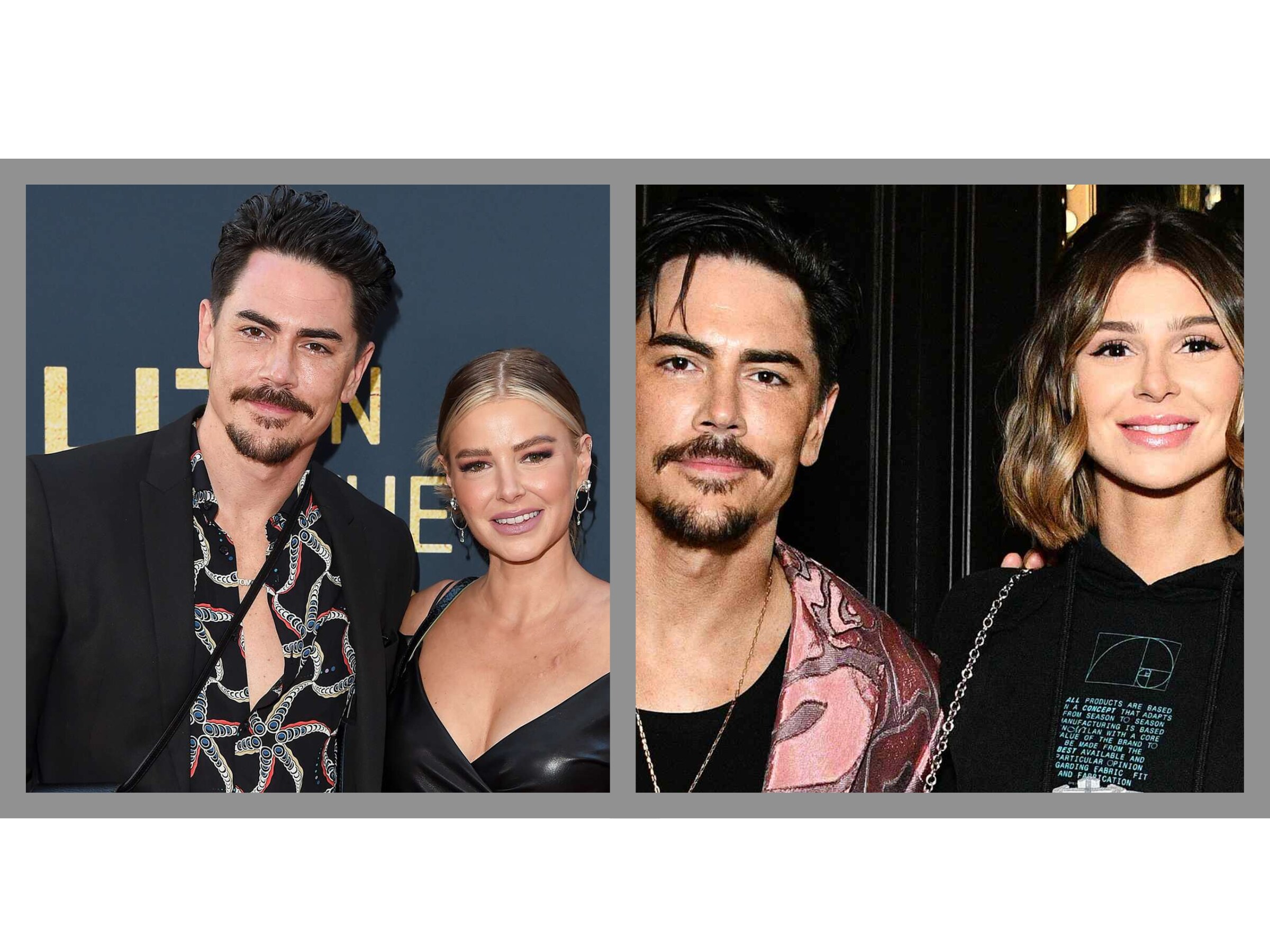Tom Sandoval with Ariana Madix (Left), Tom Sandoval with Raquel Leviss (Right) Tom Sandoval with Ariana Madix (Left), Tom Sandoval with Raquel Leviss (Right)