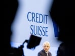 Chairman of Credit Suisse, Axel Lehmann speaks during Credit Suisse Annual General Meeting, two weeks after being bought by rival UBS in a government-brokered rescue, at Hallenstadion, in Zurich, Switzerland, April 4, 2023. 