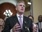 Kevin McCarthy: House Speaker Kevin McCarthy talks to reporters at the Capitol in Washington. Kevin McCarthy: House Speaker Kevin McCarthy talks to reporters at the Capitol in Washington.