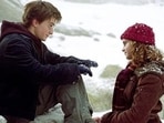 Daniel Radcliffe and Emma Watson played Harry Potter and Hermoine Granger respectively in the popular film series.