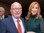 Rupert Murdoch and Ann Lesley Smith. (Twitter)