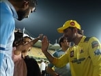 MS Dhoni spent time with LSG all-rounder K Gowtham's daughter