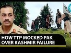 HOW TTP MOCKED PAK OVER KASHMIR FAILURE HOW TTP MOCKED PAK OVER KASHMIR FAILURE