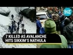 7 KILLED AS AVALANCHE HITS SIKKIM’S NATHULA